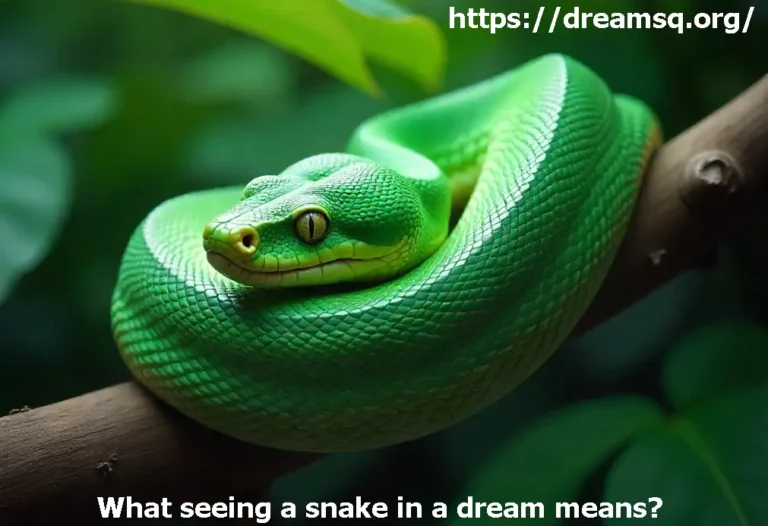 What Seeing a Snake in a Dream Means