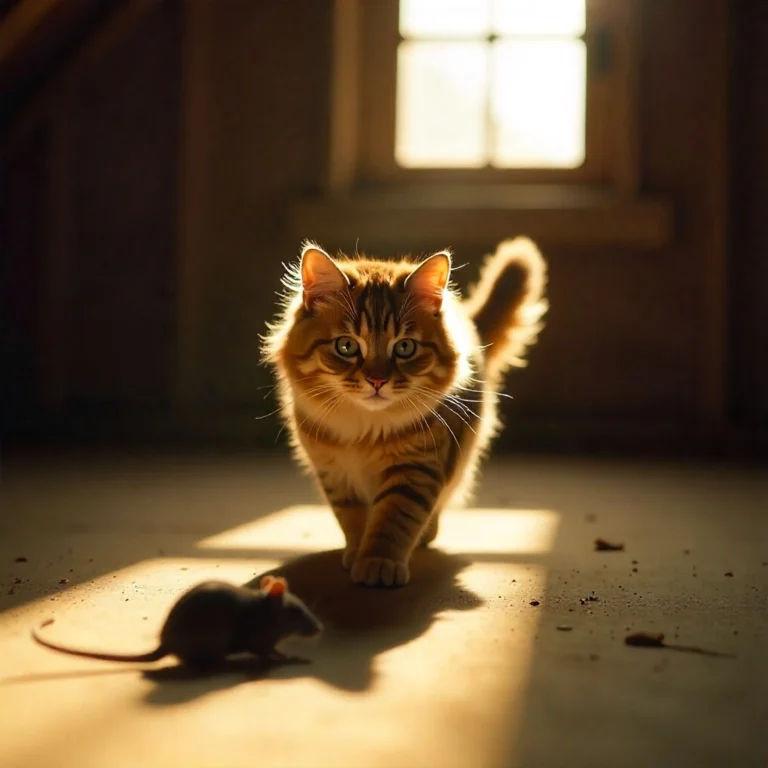 Dreaming of a Cat Trying to Catch a Mouse