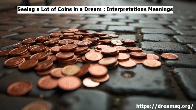 Seeing a Lot of Coins in a Dream : Interpretations Meanings