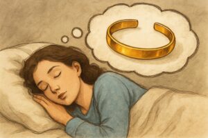 dreaming of a gold bracelet
