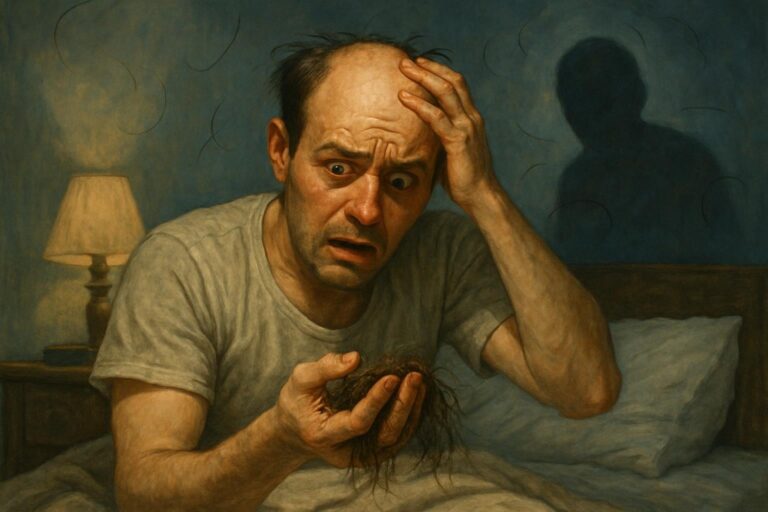 dream about hair falling out