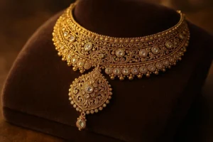 dreaming of receiving a gold necklace as a gift