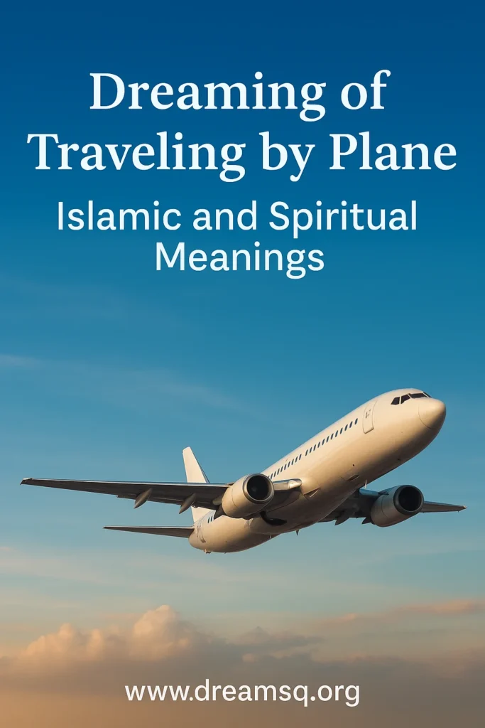 Dreaming of Traveling by Plane — Islamic and Spiritual Meanings