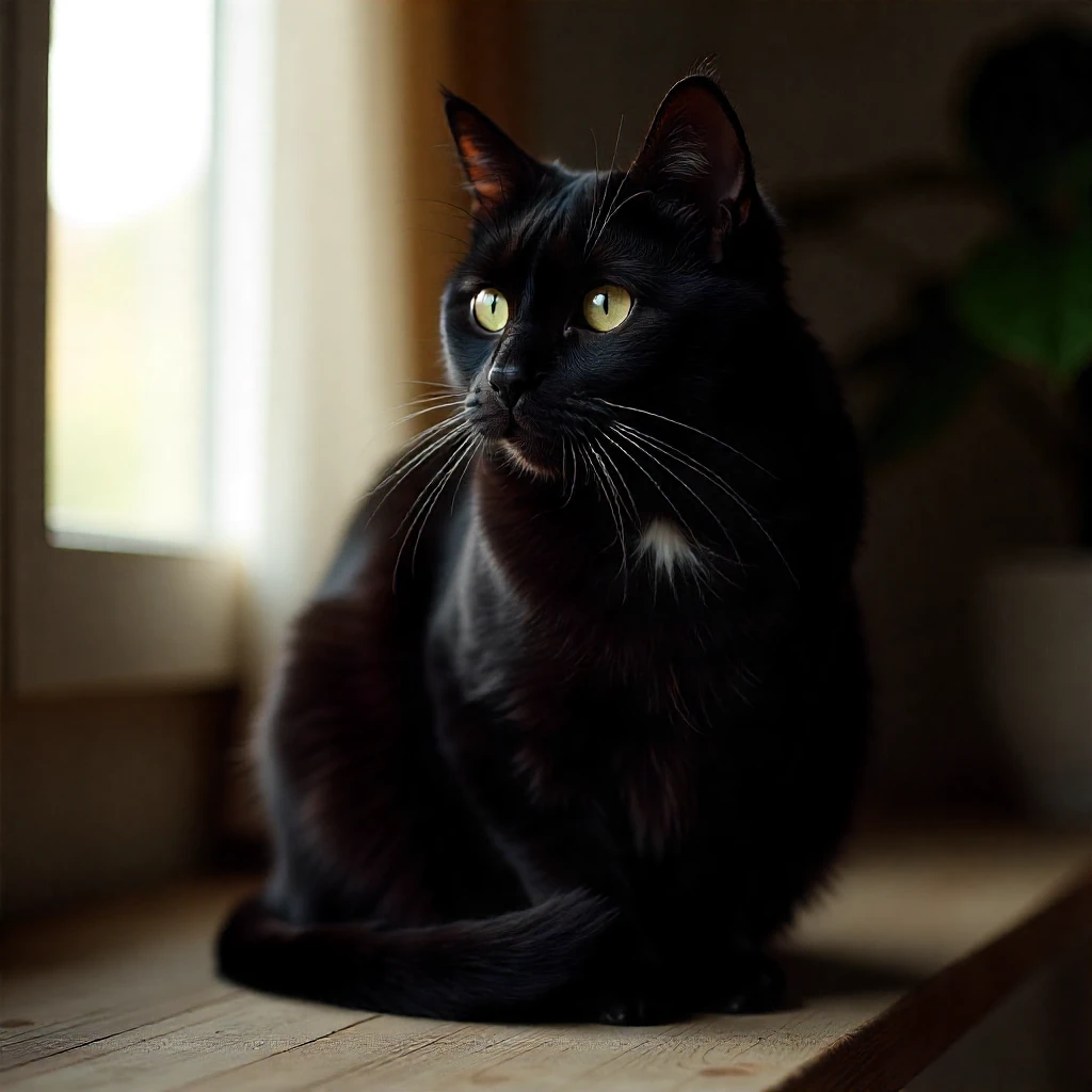 Dream of a Black Cat in a House