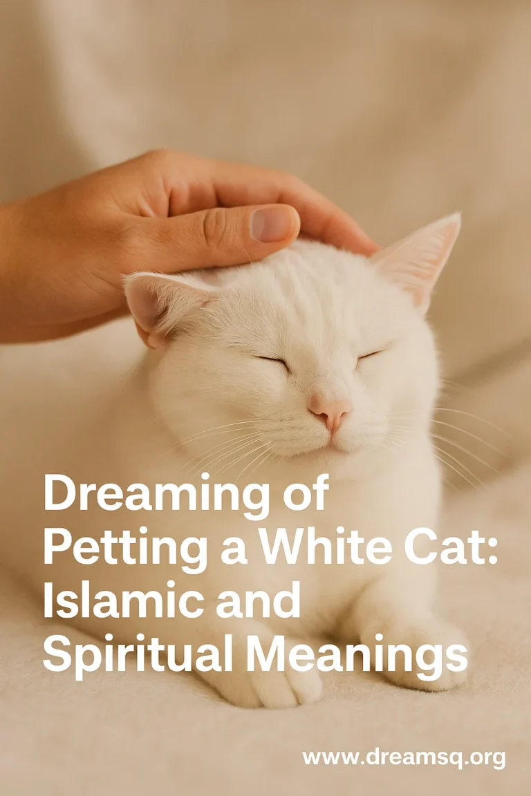 Dreaming of Petting a White Cat