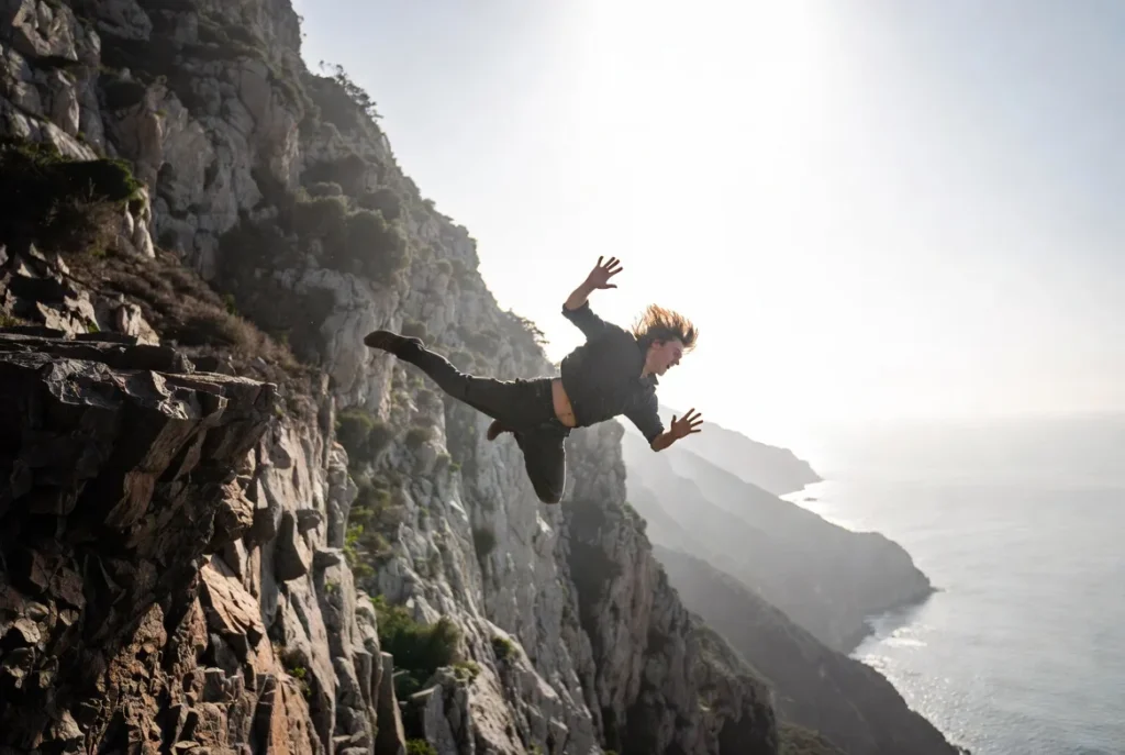 Yourself Fall from a Cliff