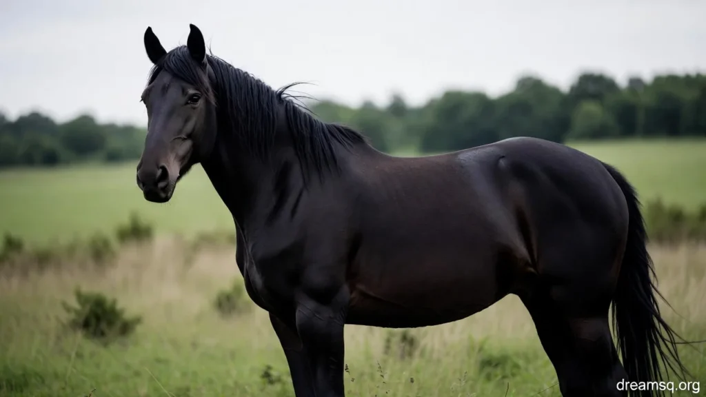Black Horse Dream Interpretation and Meaning