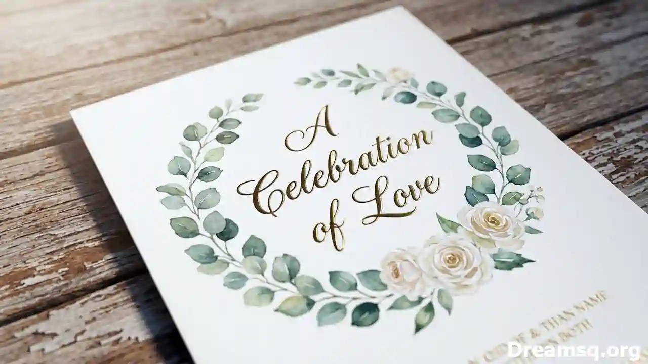 Dreaming of a Wedding Invitation: What It Reveals